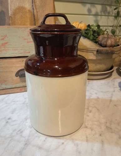 Mccoy pottery canister - mccoy, crock
