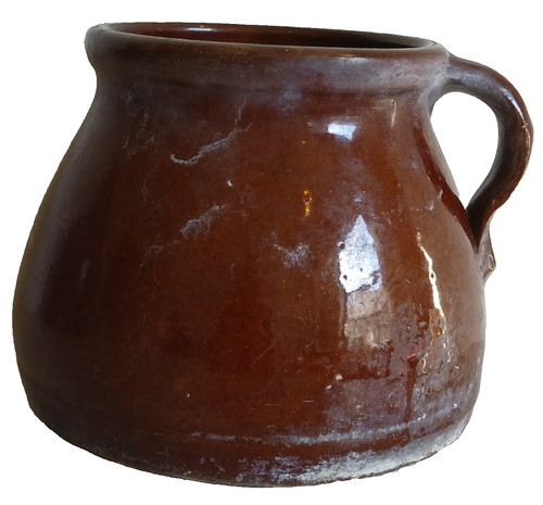 Antique brown handmade - brown,
