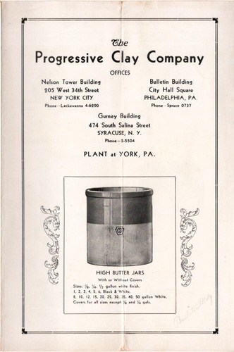 Antique the progressive clay - the,